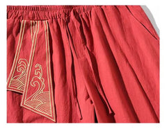 pantalon japonais avec poches latérales