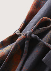 peignoir bleu élégant pour femme
