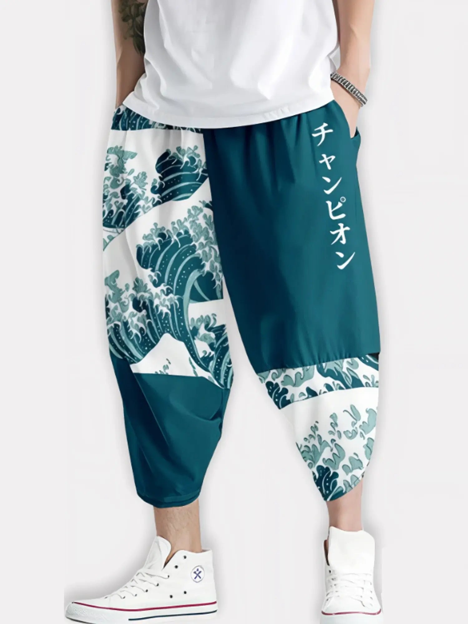 Pantalon Japonais omme Champion des Vagues