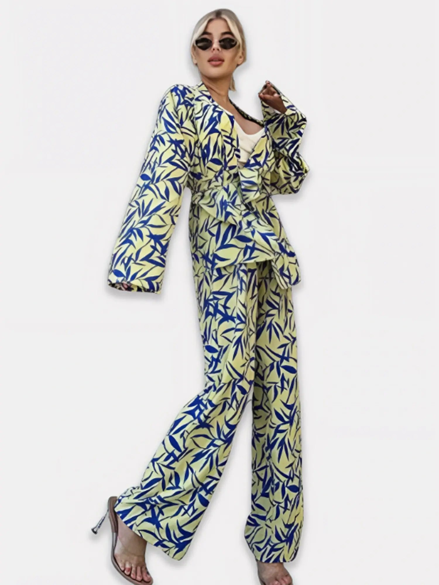 Ensemble Kimono Femme Feuillue