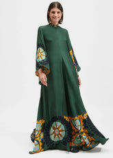 kimono émeraude réversible femme