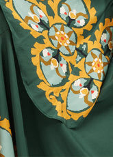 robe kimono réversible émeraude