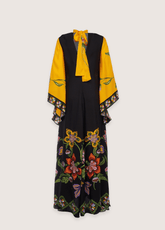 robe kimono réversible fleurie