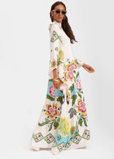 robe réversible style kimono jardin botanique
