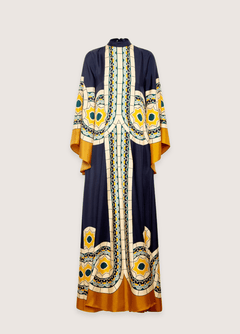 Robe Kimono Réversible Méditerranéenne