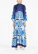 kimono réversible saphir