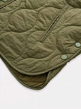 Veste Kimono Hivernale Beige | Sand Eclipse - détail couture