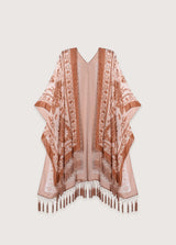 Veste Kimono Japonais En Fleurs Roses