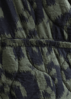 veste vert olive style kimono