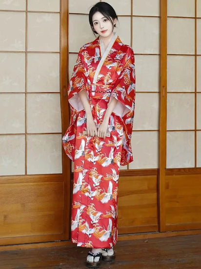 Kimono Japonais Tsuru