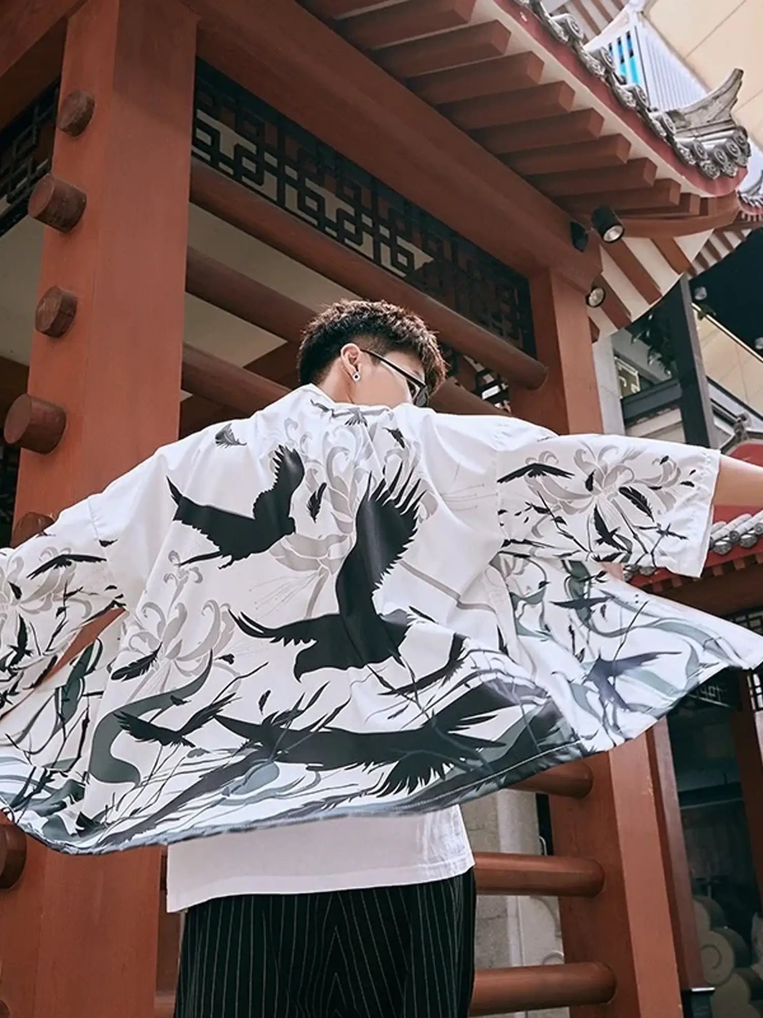 Veste Kimono Corbeau